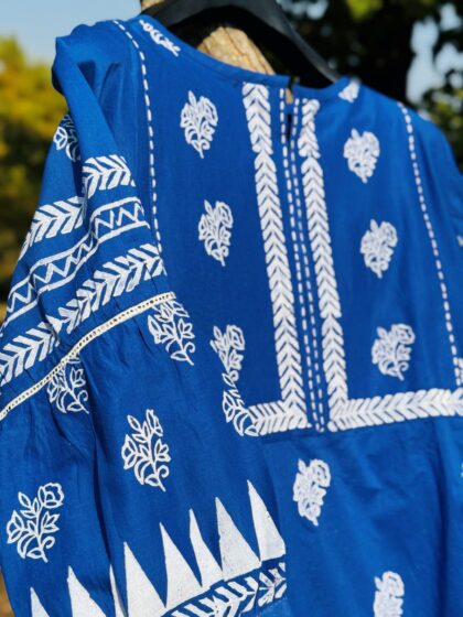 Neel Tara – Hand Block Printed Frock