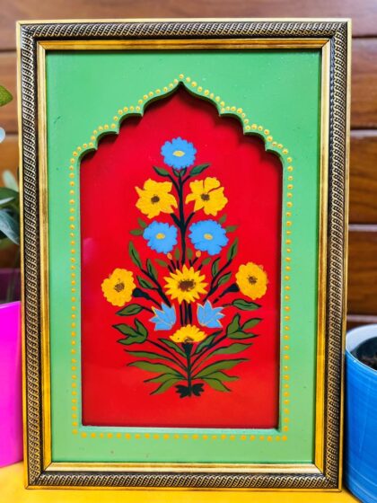 Jharoka Heritage – Red Green Harmony