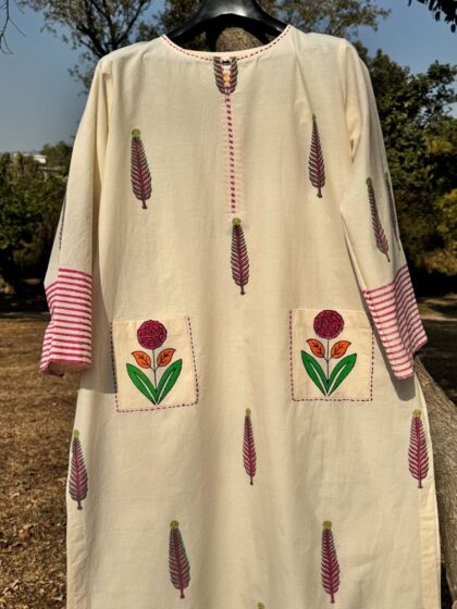Ivory Bloom Kurta